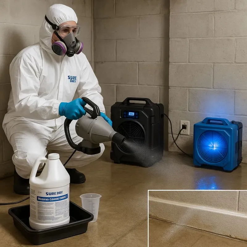 Sanitization and Odor Removal process in Middlefield, OH